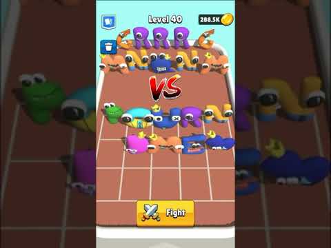 MERGE 'ALPHABET LORE' Run - Merge Battles 40 Level ⭐ abcdeglnoprqu