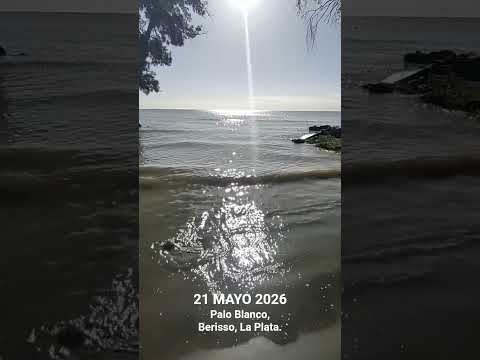 Día de sol en Palo Blanco, Berisso. La Plata Buenos Aires