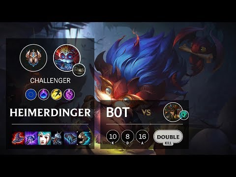 Heimerdinger Bot vs Cassiopeia - EUW Challenger Patch 10.3