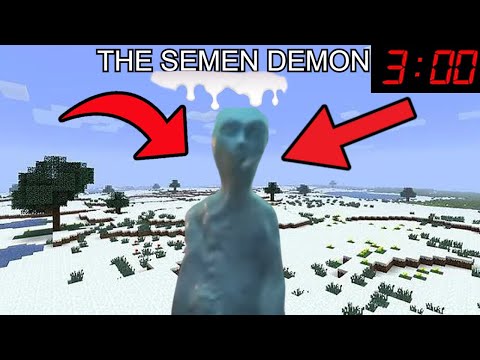 Summoning The SEMEN DEMON In Minecraft.....