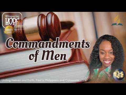 Commandments of Men | Daily Sabbath School Lesson Study 9 | Quarter 1 2026