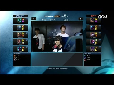 SSG vs SKT Game 1 Highlights - SAMSUNG GALAXY vs SK TELECOM T1 - Week 12 LCK Champions Korea Summer