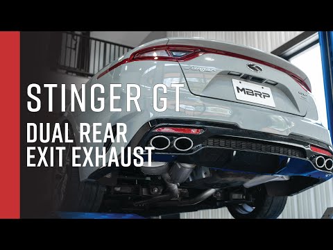 KIA STINGER // MBRP 2.5" Cat-Back Dual Rear Exit Exhaust Overview