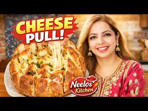 How To Make The Best Pull Apart Cheese and Garlic bread Ever by Neelo's Kitchen