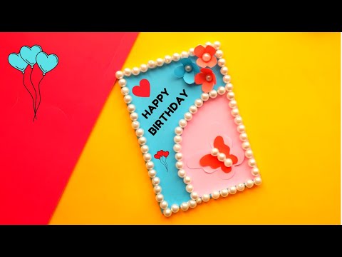 Easy & Beautiful Birthday Card Making • birthday card ideas -DIY Greeting Cards for Birthday.