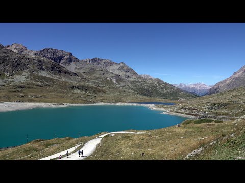 Poschiavo / Muottas Muragl / Morteratsch-Gletscher, Kanton Graubünden, Schweiz