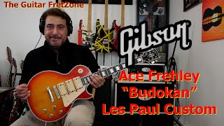 Video thumbnail for Gibson Ace Frehley "Budokan" Les Paul Custom Demo/Review by The Guitar FretZone
