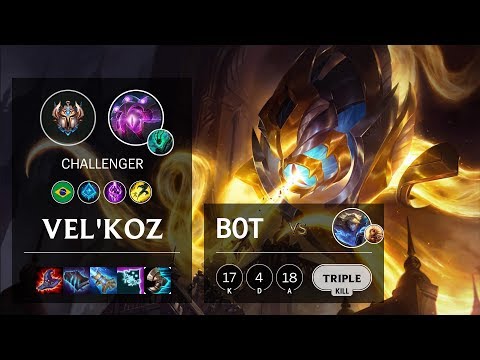 Vel'Koz Bot vs Ezreal - BR Challenger Patch 10.9