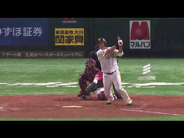 【5回裏】昇格即スタメンで即結果!! ホークス・塚田のタイムリー!! 2018/5/25 H-E