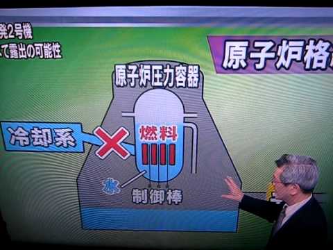 Fukushima Dai ichi Nuclear Reactor Japan- Detailed explanation of Problem in English