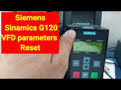 Siemens Panel operatorski podstawowy SINAMICS G120 (BOP-2) (6SL3255-0AA00-4CA1) video