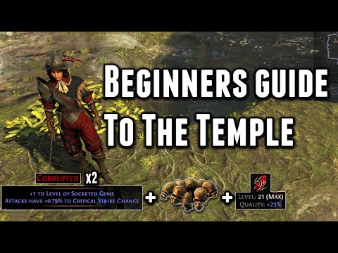 POE Temple of Atzoatl Guide - Beginners guide to Temple Incursions & how to make currency