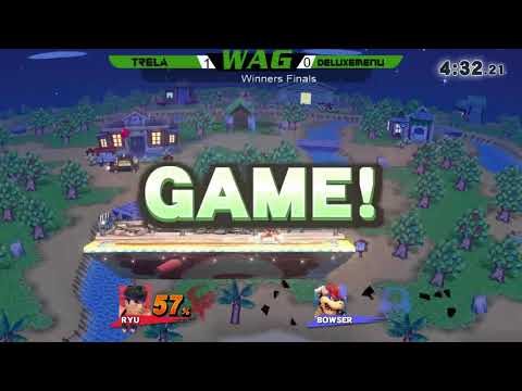 WAG 57 - Trela (ryu) vs. Deluxemenu  (bowser) Winners Finals