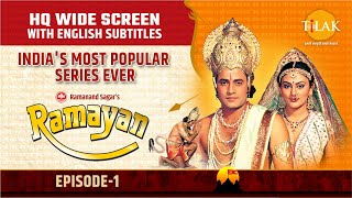 Ramayan EP 1 - श्री राम भगवान्‌ का जन्म और बाललीला का आनंद | HQ WIDE SCREEN | English Subtitles