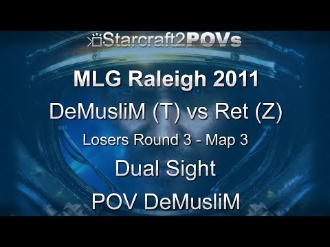 SC2 WoL - MLG Raleigh 2011 - DeMusliM vs Ret - LR3 - Map 3 - Dual Sight - DeMusliM