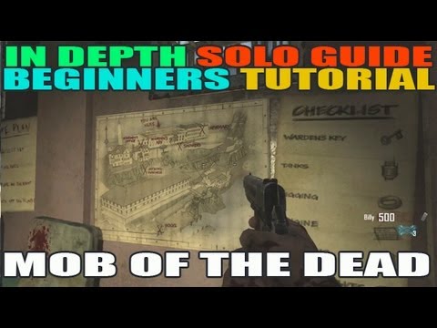 In Depth Beginners Guide to Mob of the Dead Solo Tutorial! All Buildables & Tomahawk etc