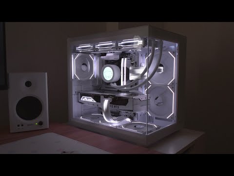 Aesthetic White PC Build | ft. Cougar FV150  ☁