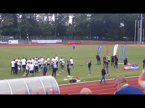 Will Griggs on Fire GKS Przodkowo 0 1 Klub Piłkarski Starogard Cup Final   Malbork   Poland   June 2