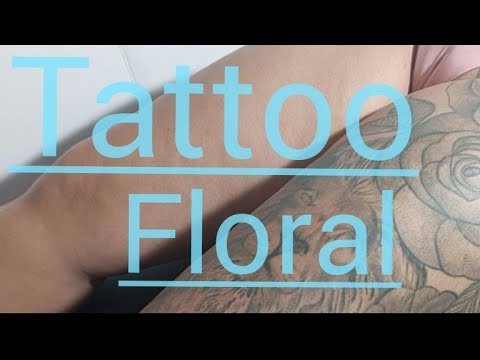 Tattoo floral Whip Shading Leo Colin Colin Tattoo