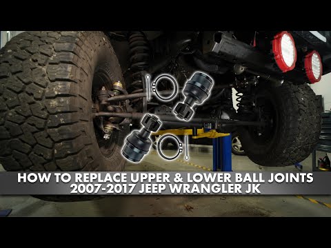 How To Replace Upper & Lower Ball Joints 2007-2018 Jeep Wrangler JK