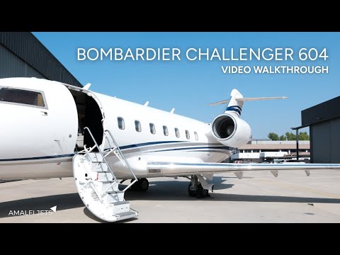 Bombardier Challenger 604 Guided Video Walkthrough Tour | Amalfi Jets