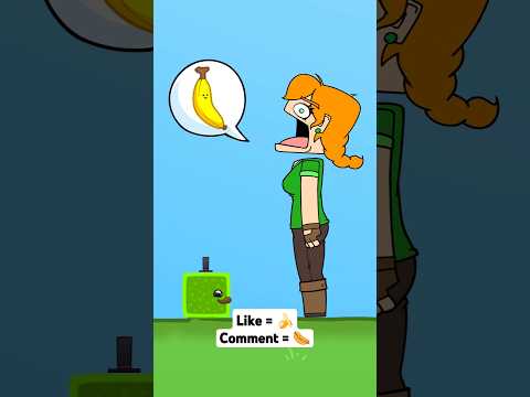 Banana 🍌 - Alex Gets Hungry! #EpicMemeQuest #animation