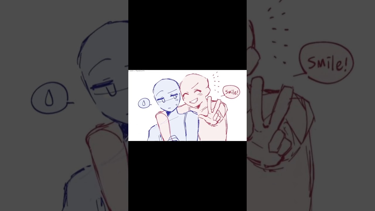 Paradise 💙Sonadow🖤 taking a picture together #sonicau #sonicthehedgehog #sonadow #selfie #art