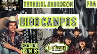 Rigo Campos - Los Tucanes De Tijuana ft Chalino Sánchez ¡TUTORIAL ACORDEÓN! - INTRO Y ADORNOS 