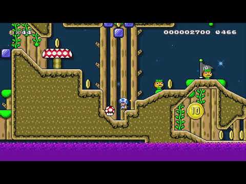 the forbidden forest by Mr.Maker75 - Super Mario Maker 2 - No Commentary 1by