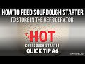 How to keep a sourdough starter in the fridge | #glutenfreesourdough #sourdoughstarter #sourdough