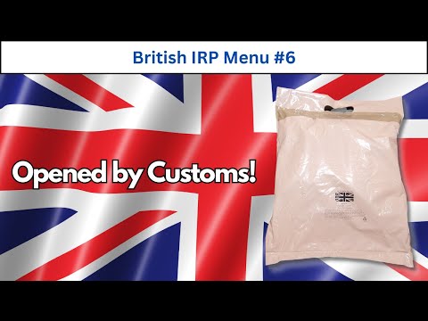 Inside a British MRE Menu 6 #mrereview