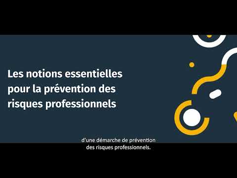 Formation en ligne – Notions essentielles pour la prévention des risques professionnels