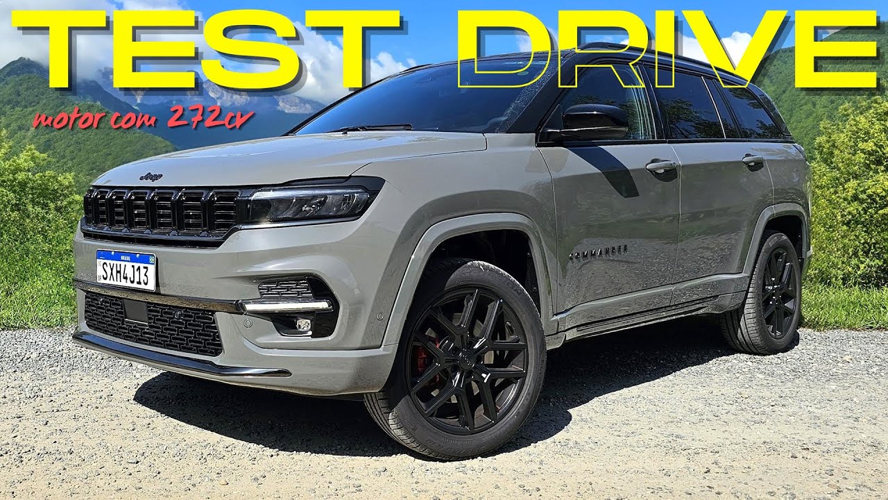 Jeep Commander Blackhawk 2025 acelerando na estrada! Teste do novo ADAS, 0 a 100 e consumo!