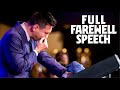 Leo Messi says goodbye to FC Barcelona (full farewell speech)