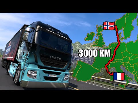 ETS2 Long Delivery From the North Sea to the Island of Corsica | Euro Truck Simulator 2
