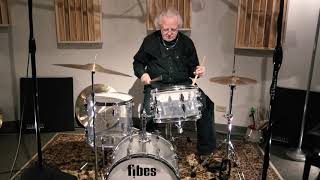Video thumbnail for Steve Maxwell Vintage Drums - CAN YOU BELIEVE IT! Fibes 18/12/14 Plus Prototype Fiberglass Snare by Steve Maxwell Drums