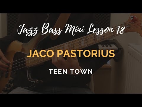 Jazz Bass Mini Lesson #18 // Jaco Pastorius