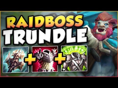 CAN ANYONE TAKE DOWN THIS RAIDBOSS TRUNDLE?? RAIDBOSS TRUNDLE TOP GAMEPLAY! - League of Legends