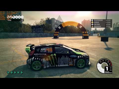 Dirt 3 Walkthrough Part 20 - "Gymkhana Academy: Drift Tutorial" [1080p60]