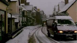 preview picture of video '23 January snowstorm, Porlock, Exmoor'