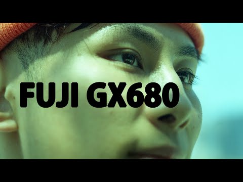 medium format camera - fuji gx680 portraiit and polaroid test