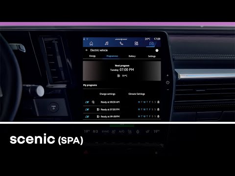 programación de la carga y del confort - Scenic E-Tech 100% eléctrico - Renault