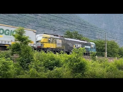 Lo spettacolo dei TRENI INTERNAZIONALI del SEMPIONE a Cuzzago, Gravellona Toce, Ornavasso e Omegna