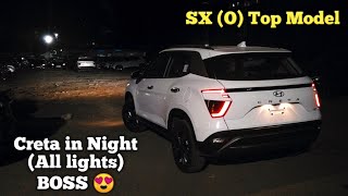 Hyundai Creta SX O Top Model in Night Time / Overa