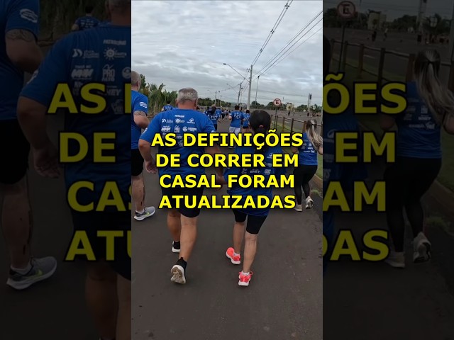 Corrida em casal ❤️ #maniadecorrida #corridaderua