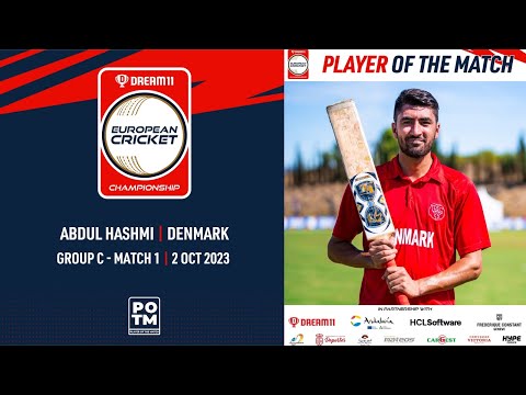 POTM: A.Hashmi - ITA vs DEN | Highlights | Dream11 ECC23 | 2 Oct 2023 | ECC23.029