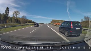 Wyprzedzanie pasem awaryjnym S51