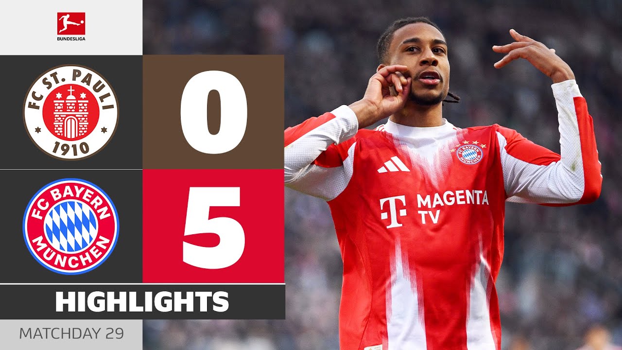 St. Pauli vs Bayern München Highlights