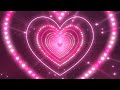 Pink Background Love Heart Tunnel Background Room Lighting Background Background Lights