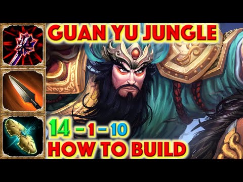 SMITE HOW TO BUILD GUAN YU - Guan Yu Jungle Build + How To + Guide (Season 7 Conquest) 2020